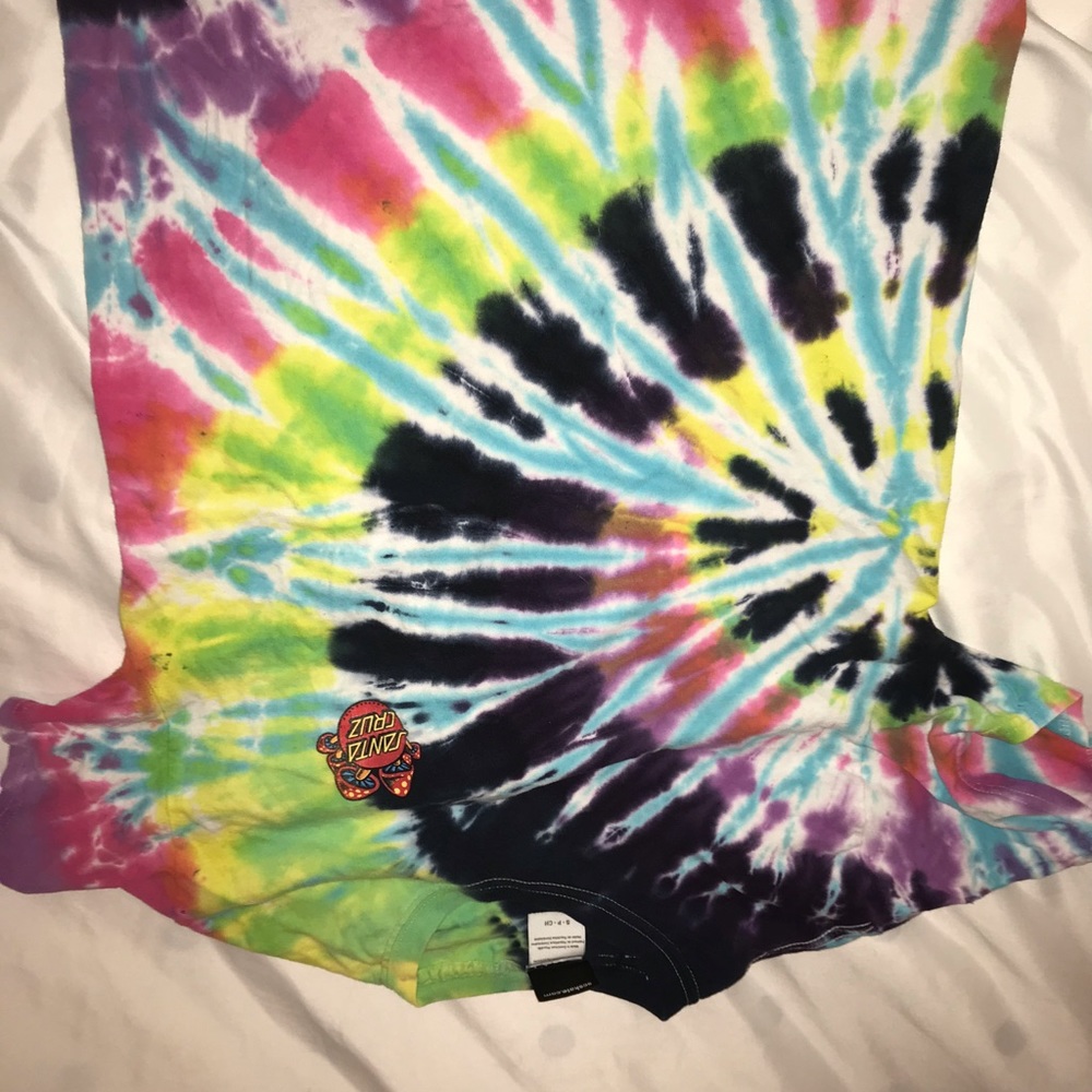 santa cruz tye dye shirt
